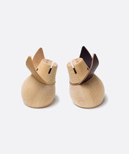 Load image into Gallery viewer, Wood piggy bank